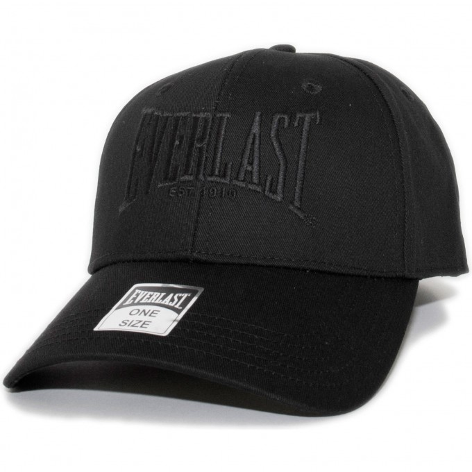 Бейсболка EVERLAST MESH 1910 черная RE008 BK Бейсболка EVERLAST MESH 1910 черная RE008 BK