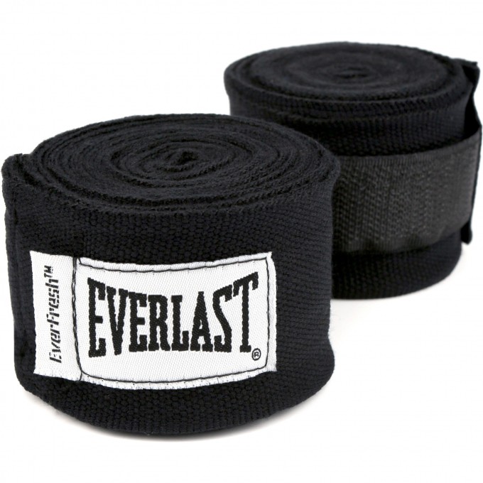 Бинты EVERLAST 3м 23 черные 4455 Бинты EVERLAST 3м 23 черные 4455