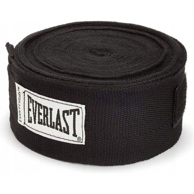 Бинты EVERLAST 4.55м 23 черные 4456NBK Бинты EVERLAST 4.55м 23 черные 4456NBK