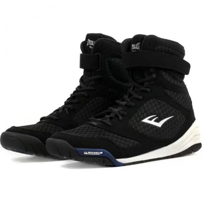 Боксерки EVERLAST Pro Elite High Top 8,5 черн/бел. P00001075-8.5-BK-WH Боксерки EVERLAST Pro Elite High Top 8,5 черн/бел. P00001075-8.5-BK-WH