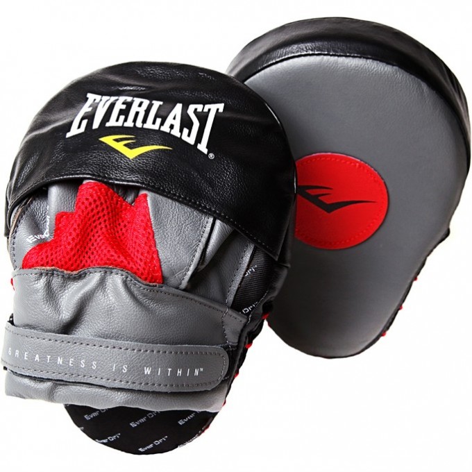 Лапы изогнутые EVERLAST MANTIS PUNCH MITTS красно/черные 410000 Лапы изогнутые EVERLAST MANTIS PUNCH MITTS красно/черные 410000