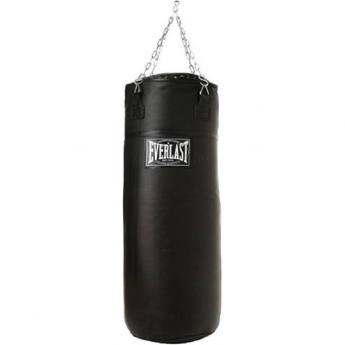 Мешок EVERLAST SUPER LEATHER 150lb 68кг черный 251501 Мешок EVERLAST SUPER LEATHER 150lb 68кг черный 251501