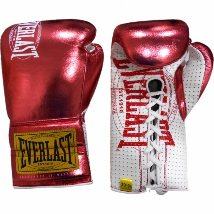 Перчатки боевые EVERLAST 1910 CLASSIC 10oz красные P00001902 Перчатки боевые EVERLAST 1910 CLASSIC 10oz красные P00001902