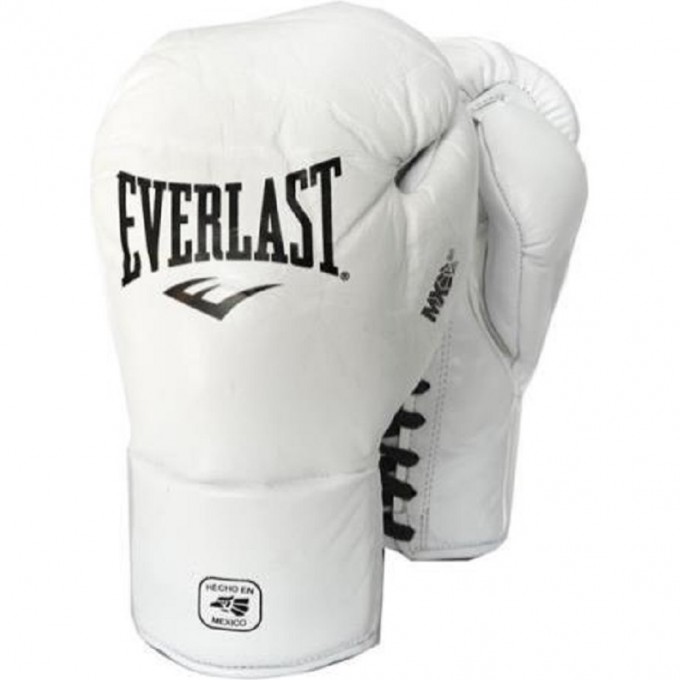 Перчатки боевые EVERLAST MX PRO FIGHT 10oz белые 181002 Перчатки боевые EVERLAST MX PRO FIGHT 10oz белые 181002