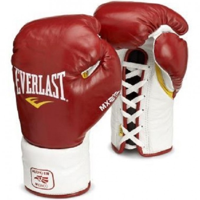 Перчатки боевые EVERLAST MX PRO FIGHT 10oz красные 181000 Перчатки боевые EVERLAST MX PRO FIGHT 10oz красные 181000