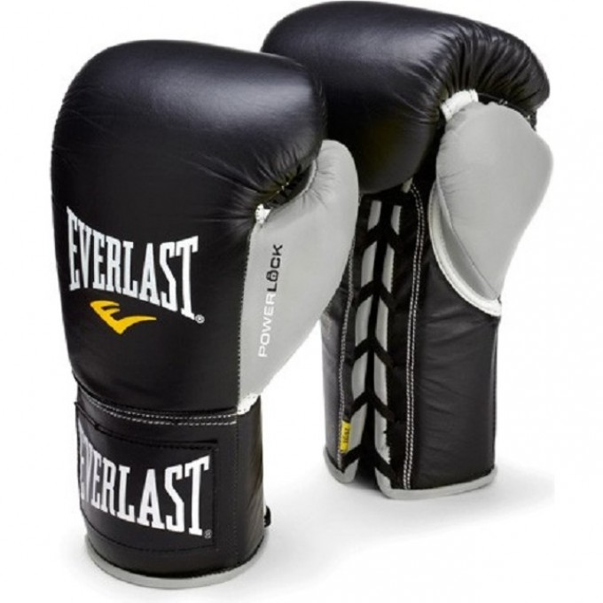 Перчатки боевые EVERLAST POWERLOCK 10oz XL черно/серые 27111070101 Перчатки боевые EVERLAST POWERLOCK 10oz XL черно/серые 27111070101