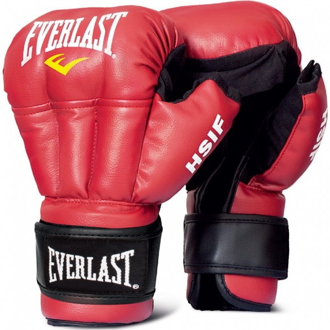 Перчатки для рук. боя EVERLAST HSIF PU 10oz красные RF3110 Перчатки для рук. боя EVERLAST HSIF PU 10oz красные RF3110