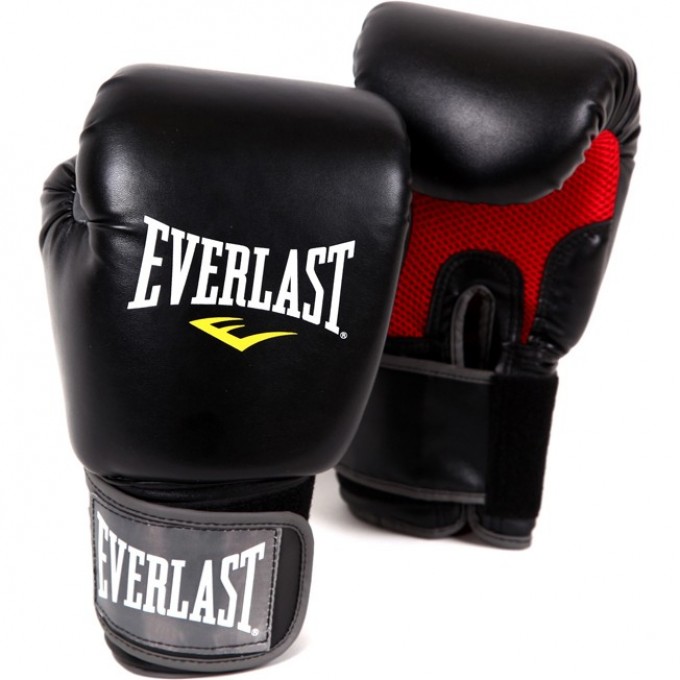 Перчатки EVERLAST PRO STYLE MUAY THAI 12oz черные 7012 Перчатки EVERLAST PRO STYLE MUAY THAI 12oz черные 7012