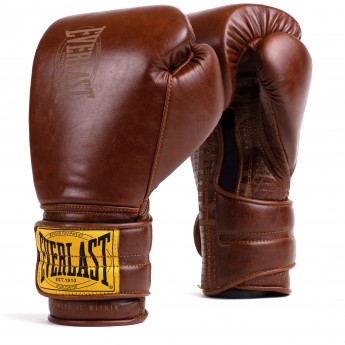 Перчатки тренировочные EVERLAST 1910 CLASSIC BROWN 14oz Перчатки тренировочные EVERLAST 1910 CLASSIC BROWN 14oz
