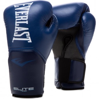 Перчатки тренировочные EVERLAST ELITE PROSTYLE 10oz темно синие Перчатки тренировочные EVERLAST ELITE PROSTYLE 10oz темно синие