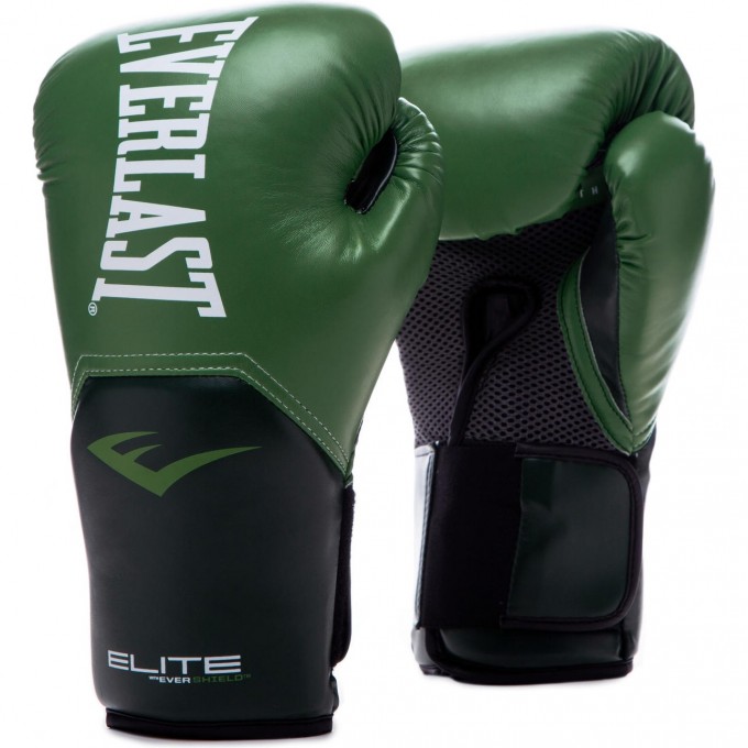 Перчатки тренировочные EVERLAST ELITE PROSTYLE 12oz зеленые P00002341 Перчатки тренировочные EVERLAST ELITE PROSTYLE 12oz зеленые P00002341