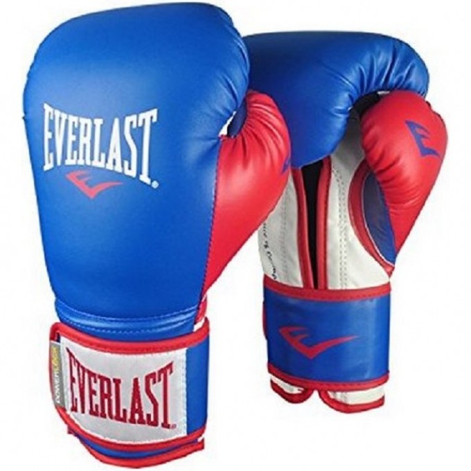 Перчатки тренировочные EVERLAST POWERLOCK PU 10oz красно/синие P00000729-10 Перчатки тренировочные EVERLAST POWERLOCK PU 10oz красно/синие P00000729-10