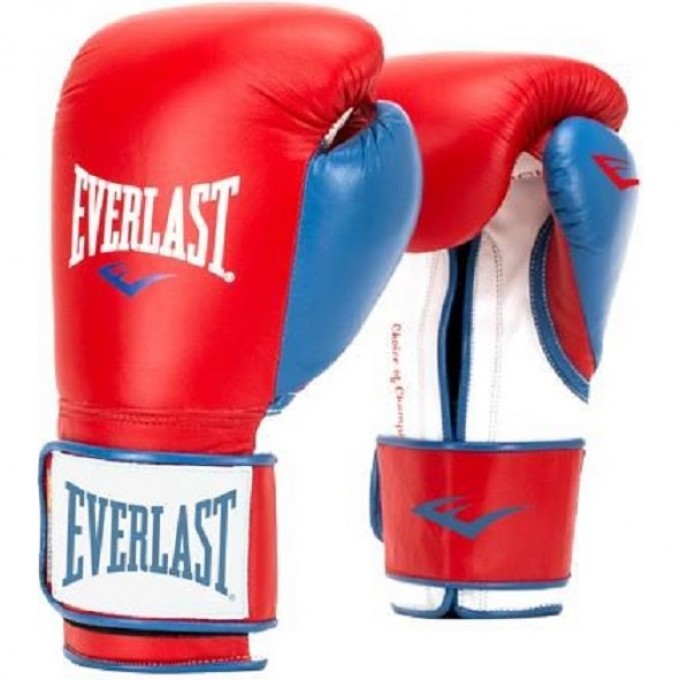 Перчатки тренировочные EVERLAST POWERLOCK PU 12oz красно/синие P00000729-12 Перчатки тренировочные EVERLAST POWERLOCK PU 12oz красно/синие P00000729-12