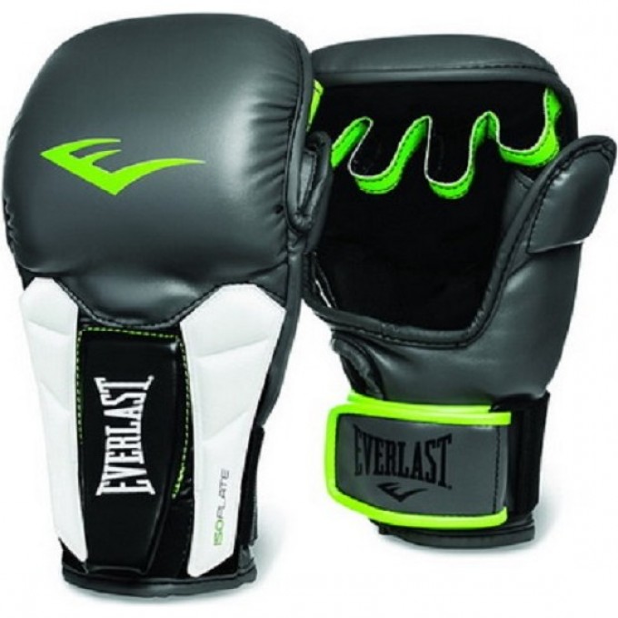 Перчатки тренировочные EVERLAST PRIME MMA LXL серо/зеленые 3200000 Перчатки тренировочные EVERLAST PRIME MMA LXL серо/зеленые 3200000