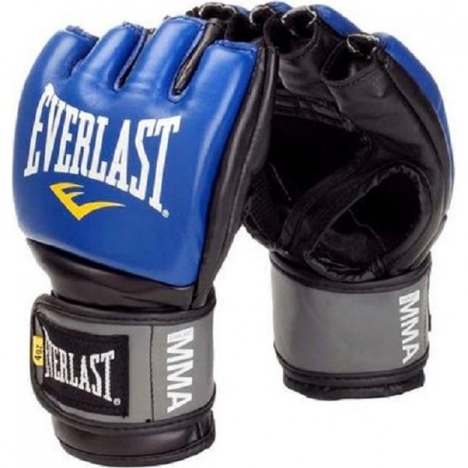 Перчатки тренировочные EVERLAST PRO STYLE GRAPPLING SM синие 7778 Перчатки тренировочные EVERLAST PRO STYLE GRAPPLING SM синие 7778