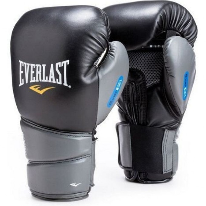 Перчатки тренировочные EVERLAST PROTEX PU 16oz белый/черный P00003366 Перчатки тренировочные EVERLAST PROTEX PU 16oz белый/черный P00003366