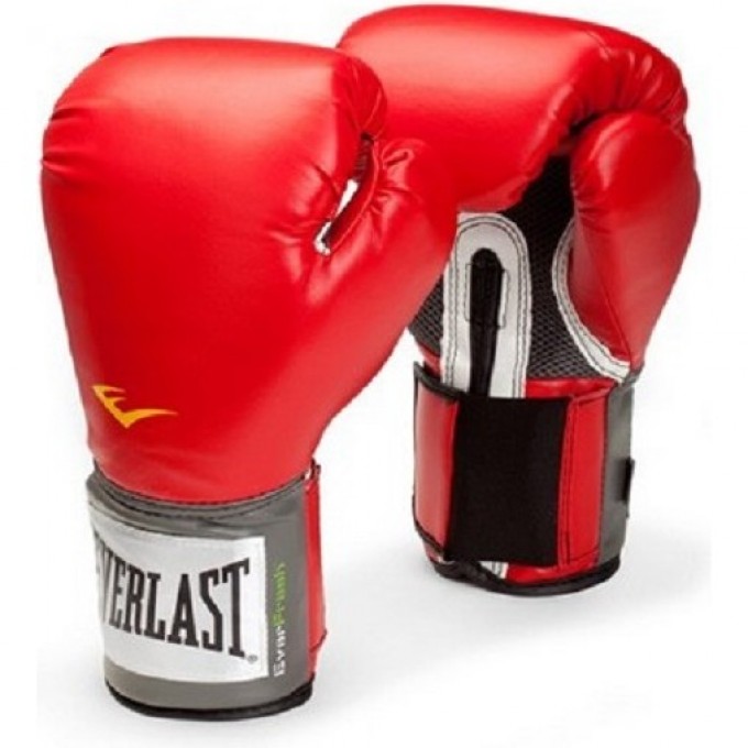Перчатки тренировочные EVERLAST PU PRO STYLE ANTI-MB 10 oz красные 2110 Перчатки тренировочные EVERLAST PU PRO STYLE ANTI-MB 10 oz красные 2110
