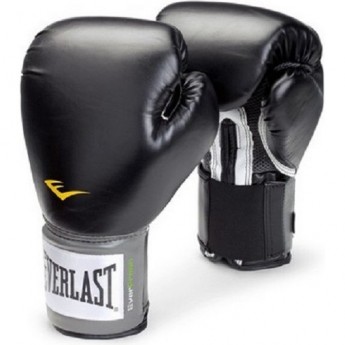 Перчатки тренировочные EVERLAST PU PRO STYLE ANTI-MB 10oz черные Перчатки тренировочные EVERLAST PU PRO STYLE ANTI-MB 10oz черные