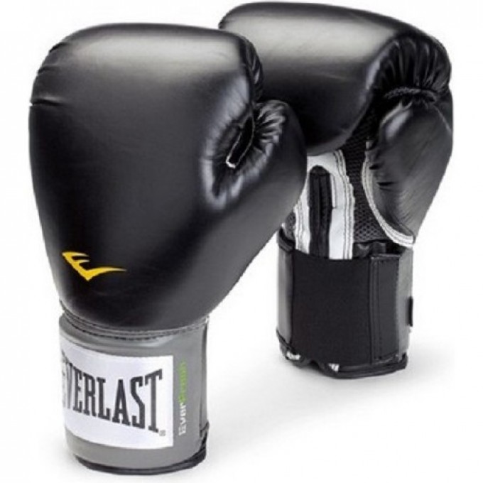 Перчатки тренировочные EVERLAST PU PRO STYLE ANTI-MB 12oz черные 2312U Перчатки тренировочные EVERLAST PU PRO STYLE ANTI-MB 12oz черные 2312U