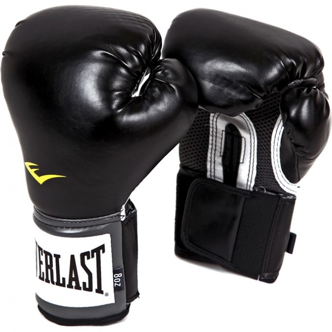 Перчатки тренировочные EVERLAST PU PRO STYLE ANTI-MB YOUTH черные 2308YU Перчатки тренировочные EVERLAST PU PRO STYLE ANTI-MB YOUTH черные 2308YU