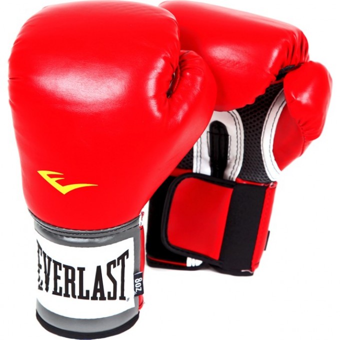 Перчатки тренировочные EVERLAST PU PRO STYLE ANTI-MB Youth красные 2108 Перчатки тренировочные EVERLAST PU PRO STYLE ANTI-MB Youth красные 2108