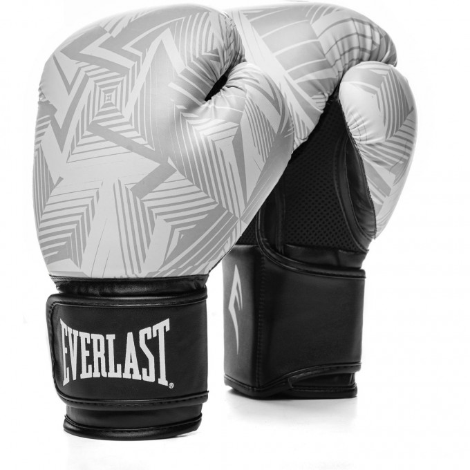Перчатки тренировочные EVERLAST SPARK 12oz белые-гео P00002410 Перчатки тренировочные EVERLAST SPARK 12oz белые-гео P00002410