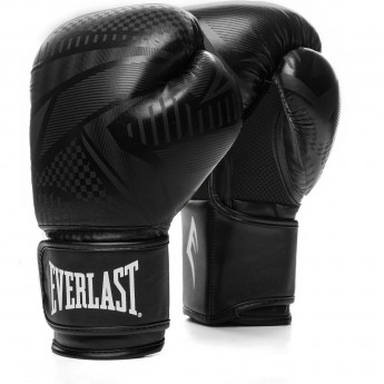 Перчатки тренировочные EVERLAST SPARK 16oz черные-гео Перчатки тренировочные EVERLAST SPARK 16oz черные-гео