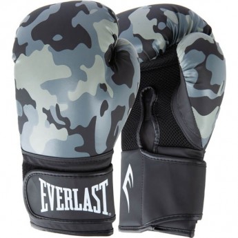 Перчатки тренировочные EVERLAST SPARK 16oz серо/камуфляжные Перчатки тренировочные EVERLAST SPARK 16oz серо/камуфляжные