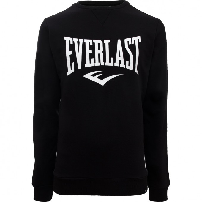 Толстовка EVERLAST BASIC CREW L черная 788700-60 L BK Толстовка EVERLAST BASIC CREW L черная 788700-60 L BK