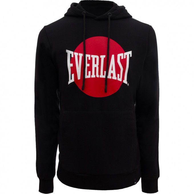 Толстовка с капюшоном EVERLAST KOBE L черная 789350-60 L BK Толстовка с капюшоном EVERLAST KOBE L черная 789350-60 L BK
