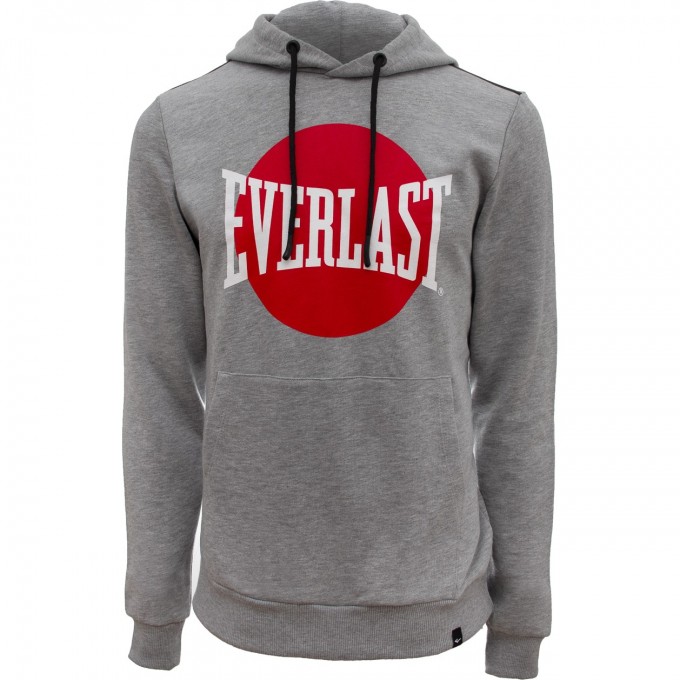 Толстовка с капюшоном EVERLAST KOBE XL серая 789351-60 XL GR Толстовка с капюшоном EVERLAST KOBE XL серая 789351-60 XL GR